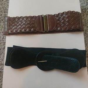 Brown and black belt pair